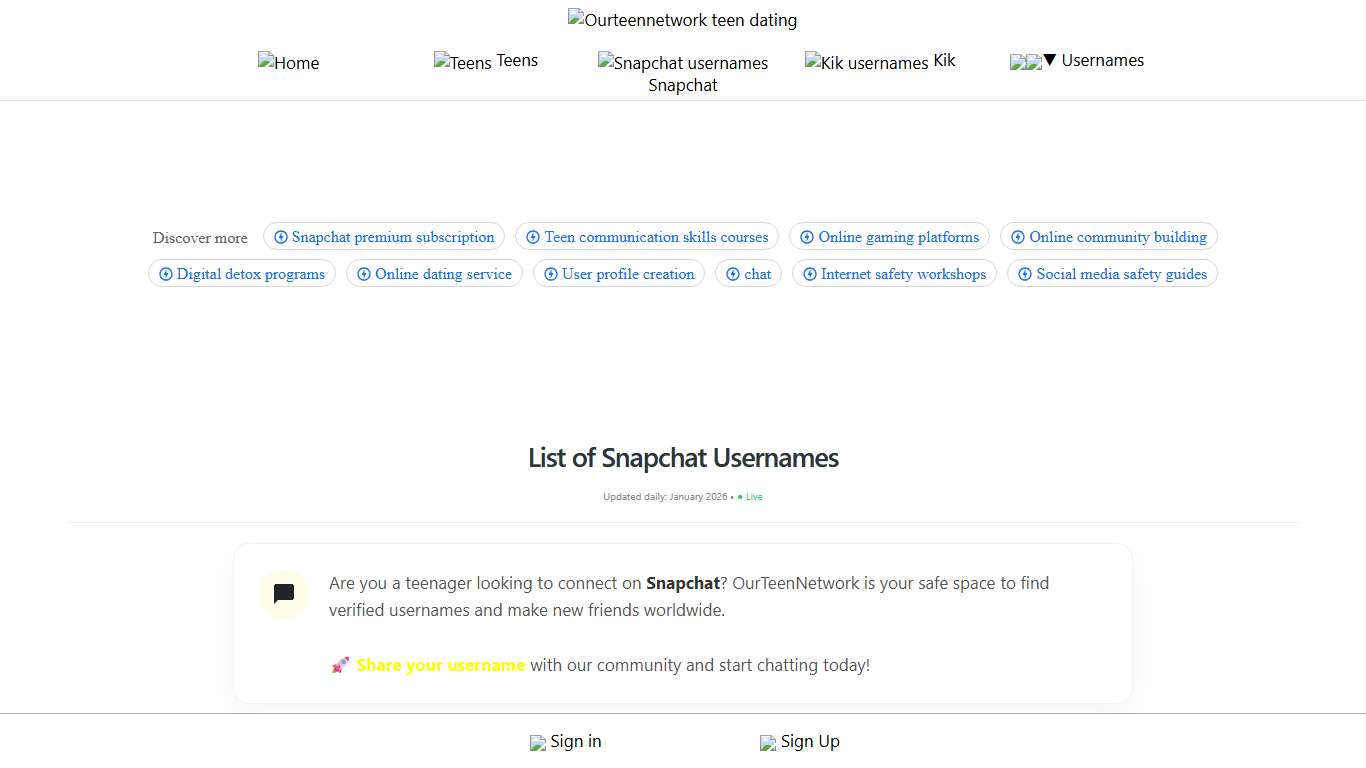 36387 Active Snapchat Usernames (2026 List)