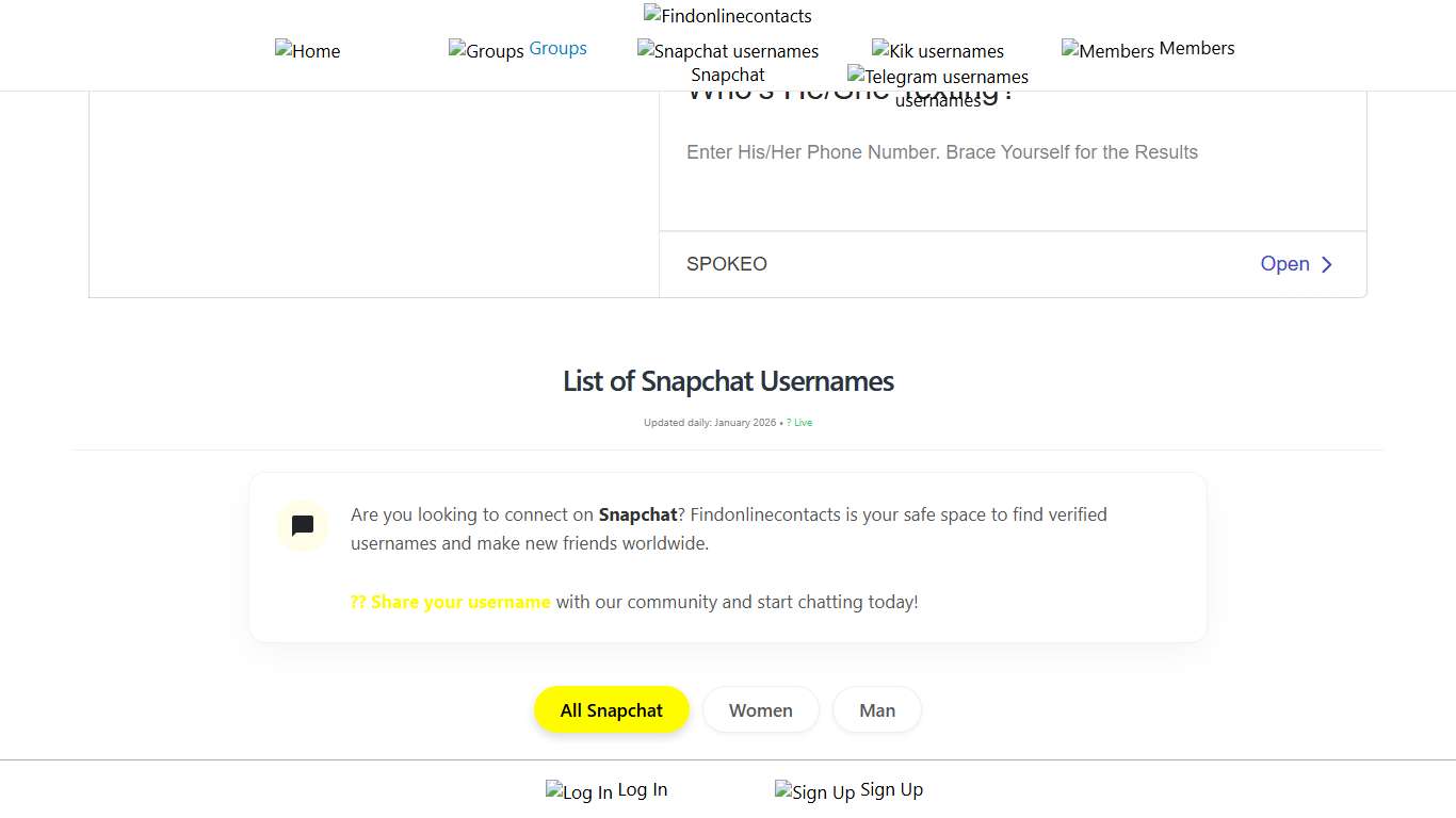 Snapchat usernames list 2026: Find active friends to add
